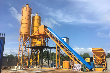 <b>Belt Conveyor type Concrete Batching Plant</b>