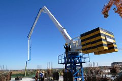 <b>Elevator shaft Self-climbing Concrete Placing Boom</b>