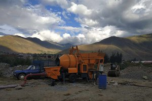 HBT15 Concrete Mixer With Pump in New Zeala