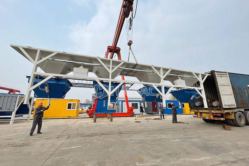 50m3/H Concrete Batching Plant Was Shipped to Addis Ababa